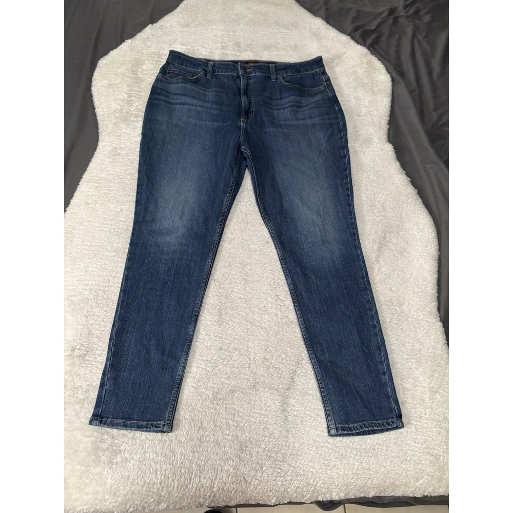 New Lee Women's High Rise‎ Skinny Denim Jeans Size 18 Medium Pants Stretch NWT
